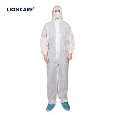 Combinaison de protection jetable LIONCARE® CoverLite blanche